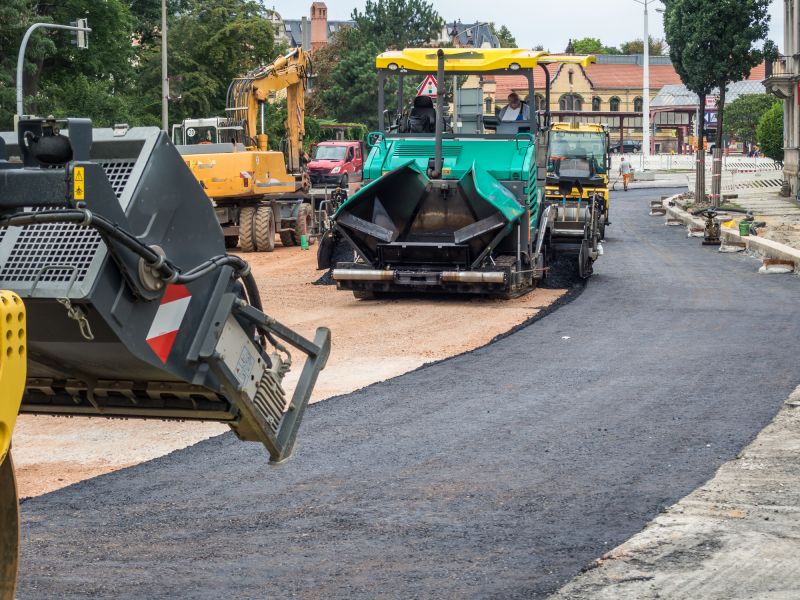 Industrial Asphalt Paving