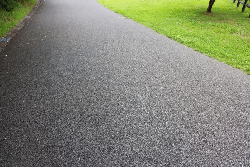 Finished Asphalt Driveway with Edging